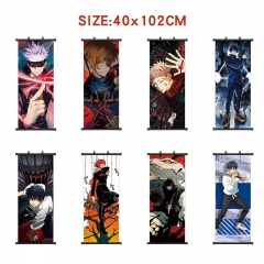 40*102cm 12 Styles Jujutsu Kaisen Cartoon Wallscrolls Waterproof Anime Wallscrolls