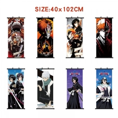40*102cm 10 Styles Bleach Cartoon Wallscrolls Waterproof Anime Wallscrolls