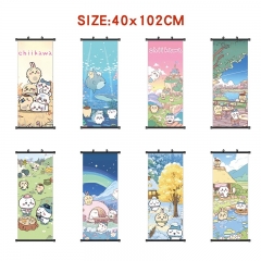 40*102cm 10 Styles Chiikawa Cartoon Wallscrolls Waterproof Anime Wallscrolls
