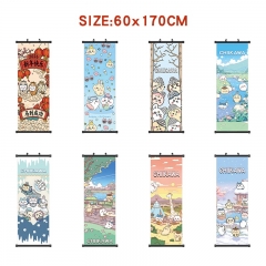 60*170cm 10 Styles Chiikawa Cartoon Wallscrolls Waterproof Anime Wallscrolls