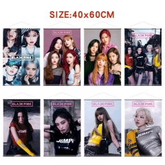 40*60cm 10 Styles K-POP BLACKPINK Cartoon Wallscrolls Waterproof Anime Wallscrolls