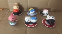 6PCS/SET Chiikawa Cartoon Anime PVC Figures
