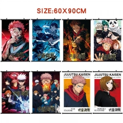 60*90cm 13 Styles Jujutsu Kaisen Cartoon Wallscrolls Waterproof Anime Wallscrolls