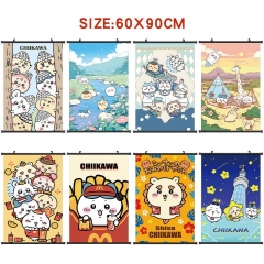 60*90cm 11 Styles Chiikawa Cartoon Wallscrolls Waterproof Anime Wallscrolls