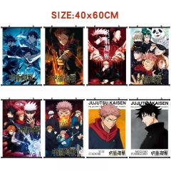 40*60cm 13 Styles Jujutsu Kaisen Cartoon Wallscrolls Waterproof Anime Wallscrolls