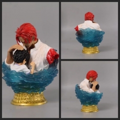 13cm One Piece Shanks Cartoon PVC Anime Figure Toy Doll