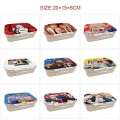 10 Styles Chainsaw Man Cartoon UV Anime Lunch Box