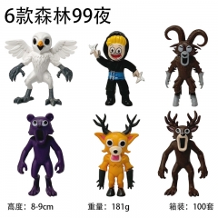 袋装新品6款森林中的99夜圣诞麋鹿猫头鹰人仔摆件游戏周边玩具公仔