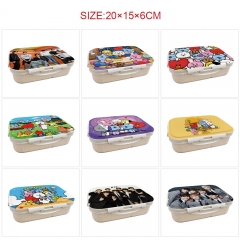 10 Styles K-POP BTS Bulletproof Boy Scouts Cartoon UV Anime Lunch Box