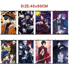 40*60cm 10 Styles Kuroshitsuji/Black Butler Cartoon Wallscrolls Waterproof Anime Wallscrolls