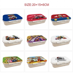 10 Styles Super Mario Bro Cartoon UV Anime Lunch Box