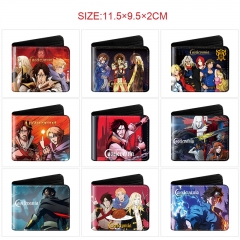 10 Styles Castlevania Cartoon Purse Anime Short Wallet