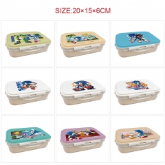10 Styles Sonic the Hedgehog Cartoon UV Anime Lunch Box