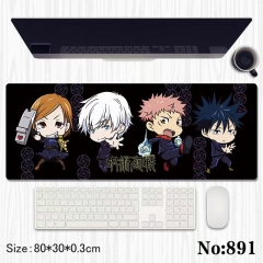 80*30*0.3cm Jujutsu Kaisen Cartoon Anime Mouse Pad