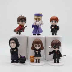 10CM 6PCS/SET Harry Potter Cartoon Anime PVC Figures