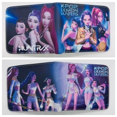 2 Styles K-Pop: Demon Hunters Cartoon Purse Anime Short Wallet