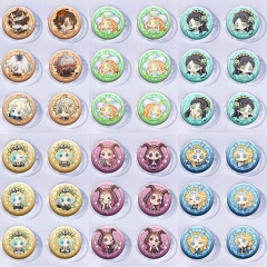 32 Styles 25MM 6PCS/SET Identity V Cartoon Pin Anime Tinplate Brooch