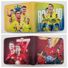 2 Styles Football Star Cartoon Purse Anime Short Wallet