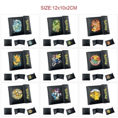 10 Styles Pokemon Cartoon Purse Anime Short Wallet