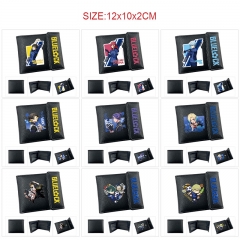 10 Styles Blue Lock Cartoon Purse Anime Short Wallet