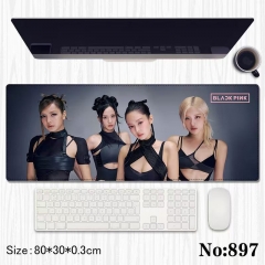 80*30*0.3cm K-POP BLACKPINK Cartoon Anime Mouse Pad