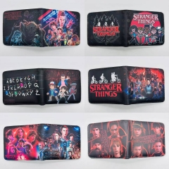 6 Styles Stranger Things Cartoon Purse Anime Short Wallet