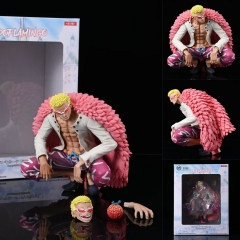 16CM One Piece Donquixote Doflamingo Cartoon Anime PVC Figure