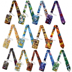 26 Styles Pokemon Cartoon Anime Phone Strap Lanyard Card Holder