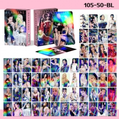 60PCS K-POP BLACKPINK Cartoon Anime Lomo Card