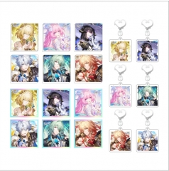 18 Styles Honkai: Star Rail Cartoon Anime Acrylic keychain