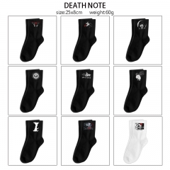 9 Styles Death Note Cartoon Cosplay Anime Long Socks