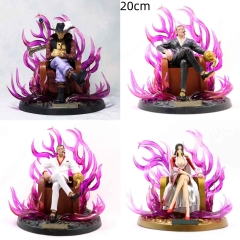 20cm 海贼/航海王 王座系列 王座鹰眼 王座女帝 王座沙鄂 手办