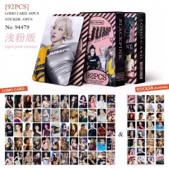 92PCS/SET K-POP BLACKPINK Cartoon Anime Lomo Card