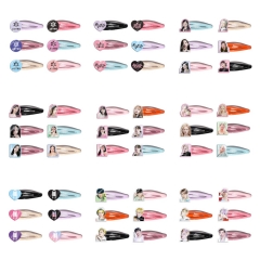 韩版字母爱心BB夹糖果色女生头饰发夹滴水夹碎发刘海夹DIY鸭嘴夹