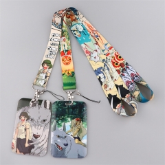 3 Styles Princess Mononoke/Mononoke Hime Cartoon Anime Phone Strap Lanyard Card Holder