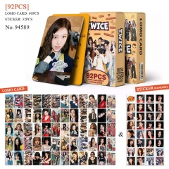 新款92张小卡TWICE TEN:The Story Goes On照片卡明星贴纸LOMO卡