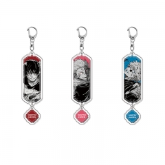3 Styles Jujutsu Kaisen Cartoon Pendant Anime Acrylic Keychain