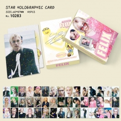 新款45张满天星小卡STRAYKIDS周边FELIX闪卡李龙馥LOMO卡星星贺卡