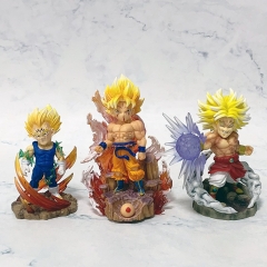 七龙珠魔化场景Q版贝吉塔悟空布罗利 彩盒吸塑
