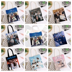 定制STRAYKIDS新专DOIT周边帆布袋流浪小孩男女生单肩包托特包DIY