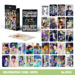 30张镭射卡NCT127写真照片卡专辑周边明星珍藏闪卡室内装饰LOMO卡