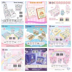 37 Styles Sanrio Kuromi Cartoon Anime Card Set