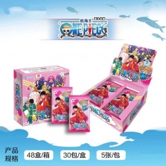 30PCS/SET One Piece Cartoon Anime Card