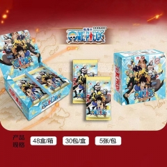 30PCS/SET One Piece Cartoon Anime Card