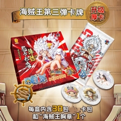 30PCS/SET One Piece Cartoon Anime Card