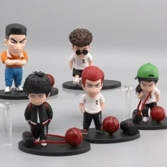 OPP Bag)5PCS/SET 8.5-10CM Slam Dunk Cartoon Anime PVC Figure Toy