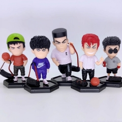 OPP Bag)5PCS/SET 8.5-10CM Slam Dunk Cartoon Anime PVC Figure Toy