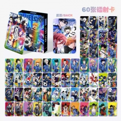 60PCS/SET Blue Lock Cartoon Anime Lomo Card