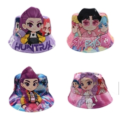 4 Styles K-Pop: Demon Hunters Cartoon Cap Anime Bucket Hat