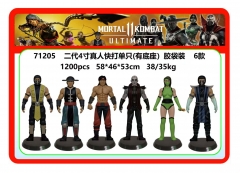 二代4寸真人快打单只(有底座)胶袋装6款